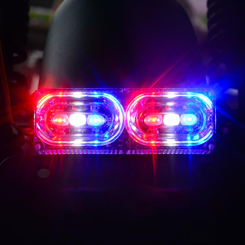 Universelles Motorrad Blinkendes Rücklicht LED Bremslicht 9V-80V Hinteres Rücklicht Wasserdicht Batterie Kennzeichenleuchte Blinker