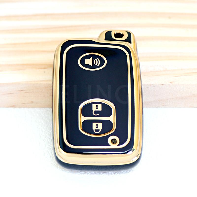 TPU Car Key Case Cover for Toyota Camry Crown Majesta Highlander Land Cruiser Prado Kluger Mark X Subaru Foreste XV Protector