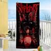 Slipknot weiches Strandtuch Tragbare Umkleide-Sichtschutzhülle Mode-Liebhaber Perfektes Geschenk für Valentinstag Hochzeit Geburtstag
