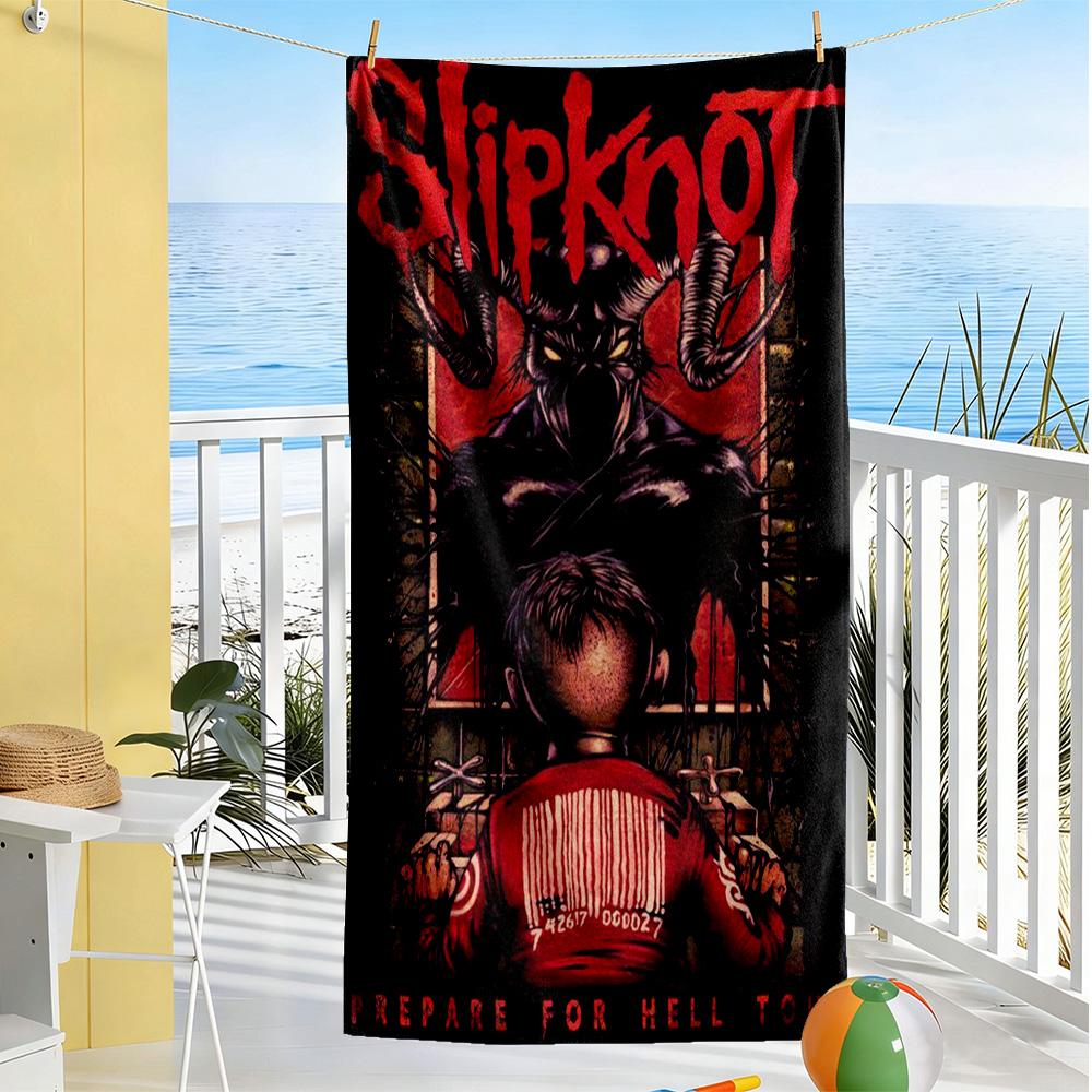 Slipknot weiches Strandtuch Tragbare Umkleide-Sichtschutzhülle Mode-Liebhaber Perfektes Geschenk für Valentinstag Hochzeit Geburtstag