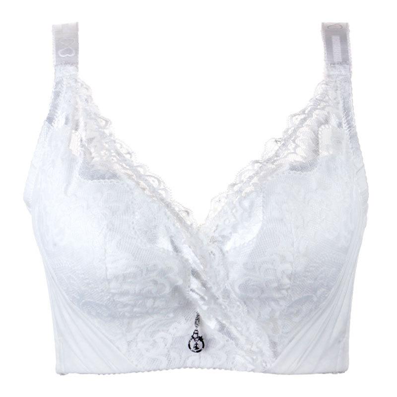 Sexy Lace Bra Full  Coverage Plus Size Underwear Women Brassiere  D E Cup