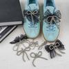 Fashionable Elegant Lace Bowknot Love Pearls Charm Keychain Craft Supplies for Women's Fashion Accessories Daily Use