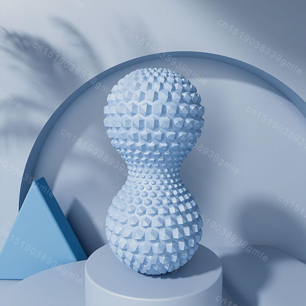 

Peanut Yoga Massage Ball Fitness Ball Back Leg Foot Massage Roller Balls for Deep Tissue Muscle Relax Beauty Health Equipment синий