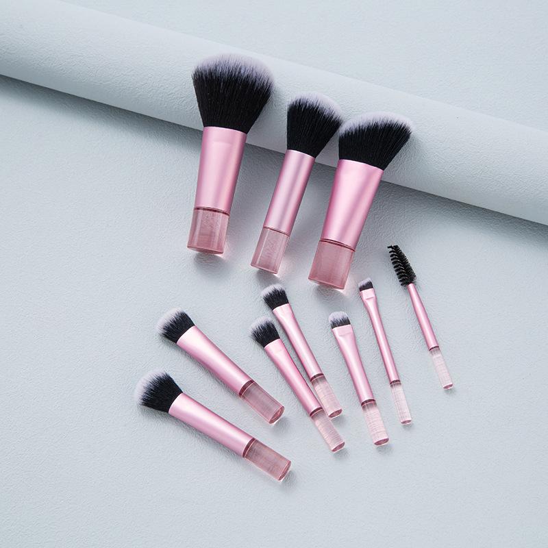 Mini Reise Make-up Pinsel Set Tragbar Puder Rouge Nasenkontur Lidschatten Pinsel Buntes Schönheitswerkzeuge Kit