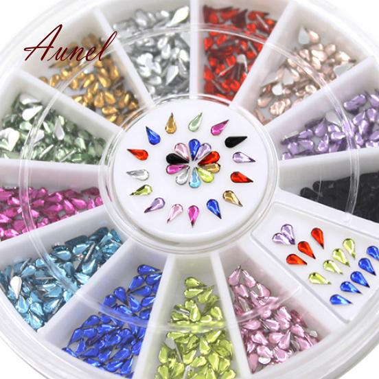 Fantastic Water Drop DIY Nail Art Tips Manicure Decoration Wheel