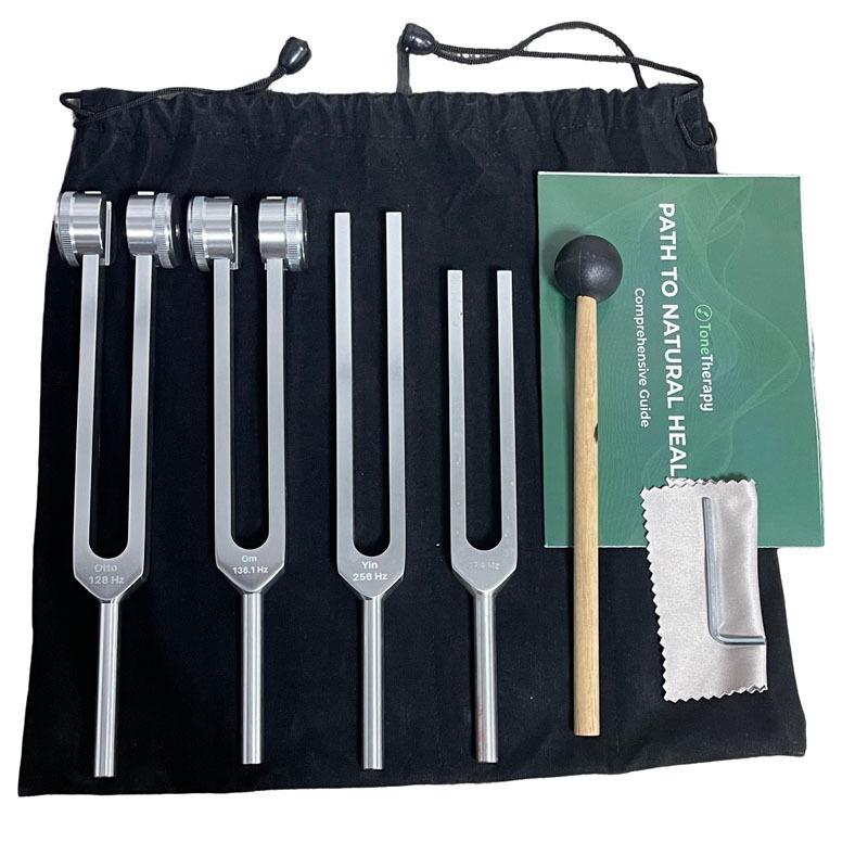 Aluminum Alloy Tuning Fork - Sleep Aid, Yoga, Ear Cleaning, Rattle 