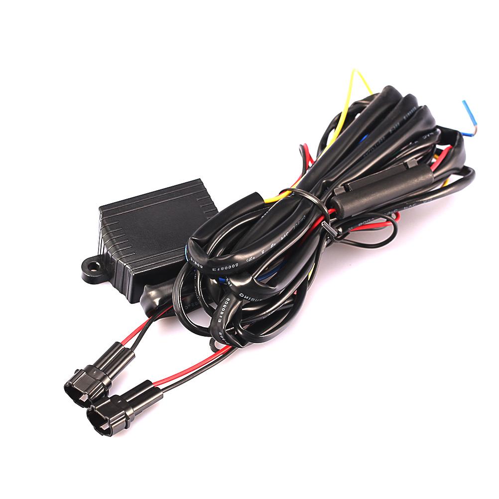 Drl Led Daytime Running Light Relay Harness Automatic On Off Control Switch 12V