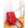Fashion mini women's designer small shoulder messenger bag wallet lady phone bag female flip phone bag