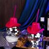 Disco Ball Cowboy Hat Tumbler with Straw 20oz Sparkly Disco Cup Reusable Plastic Party Tumbler Bachelorette Rodeo Birthday Part