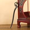 Ebony Hairpin, Ancient Hairpin, Simple Modern Disc Hairpin, Wooden Hairpin, Chinese Hanfu Cheongsam Headdress
