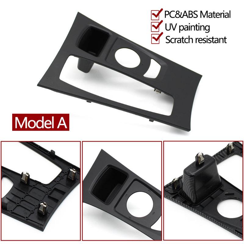 Left Hand Driver Car Center Console Gear Shift Box Panel Cover Trim For BMW X5 X6 E70 E71 E72 2007-2009 51166954947 51169164485