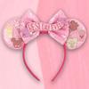 Trip Mickey Ears Headband For Girls Women Sequin Castle 5"Bow Hairband Festival Party Cosplay DIY Hair Accessories