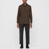 UNIQLO x JW Anderson Flannel Check Long Sleeve Shirt Men shirts Orange-Red 431731-26