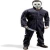 Halloween Adult Costume with Mask and Accessory Knife for Scary Cosplay Outfits