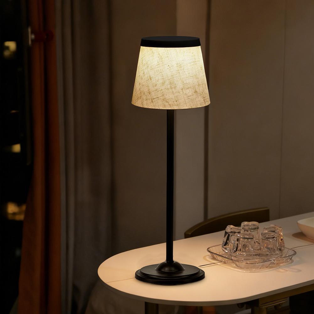 Rechargeable Table Lamps 1800mAh Battery Operated Portable LED Desk Lamps Touch Dimmable for Dining Room Bedroom