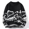 Hot Sale, Popular, New Casual Korean Velvet Semi-turtleneck Sweater In Autumn and Winter, Knitted Jacquard Sweater