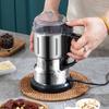 Home Use Stainless Steel Grain Grinder With Dual Blades For Spices And Herbs