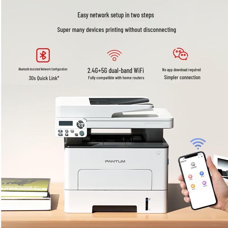 PANTUM M7166DW Plus All-in-One Laser Printer CN Plug (adapter Included)
