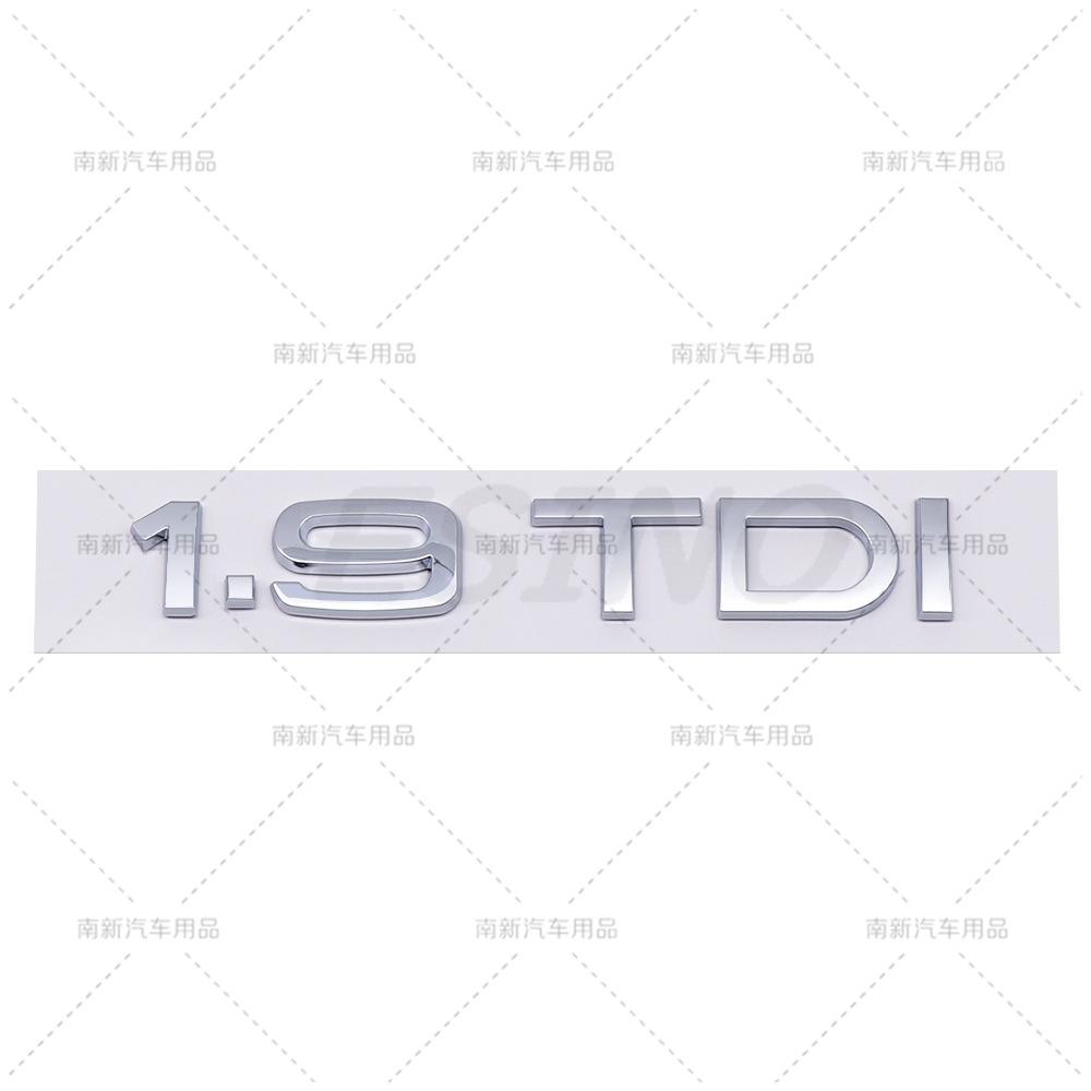 3D 1.6 1.9 2.0 3.0 4.0 TDI Car Trunk ABS Badge Emblem Rear Tailgate Fender Door Adhesive Badge for f2 A4 A5 A6 A7 A8 Q3 Q5 Q7