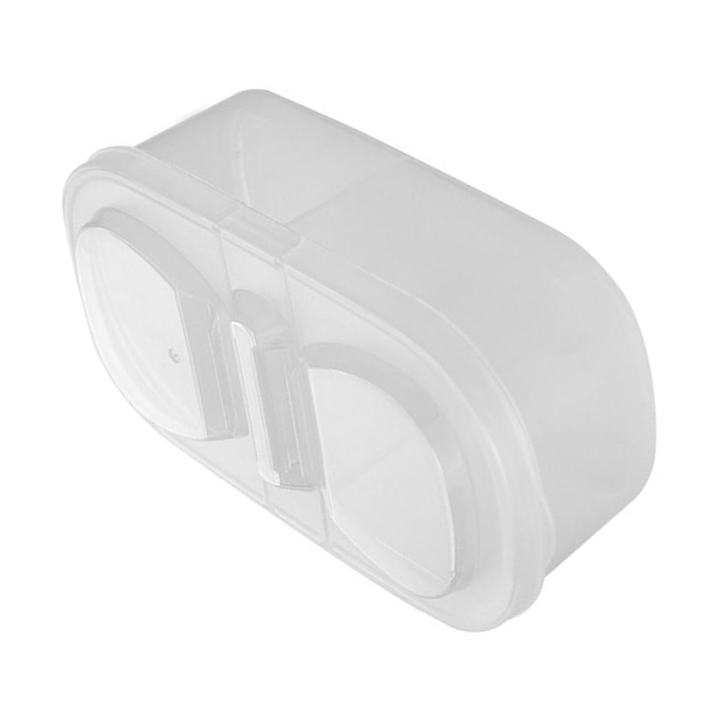 Spice Storage Box Versatile 2 Grid Sealed Lid Seasoning Condiment Container Box for Home Kitchen
