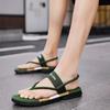 Fashion Kidmi New Men Sandals Summer Men Flat Sandals Outdoor Beach Flip-flops Fashion Home Flat Sandals Soft Non-slip Cloud Sandals