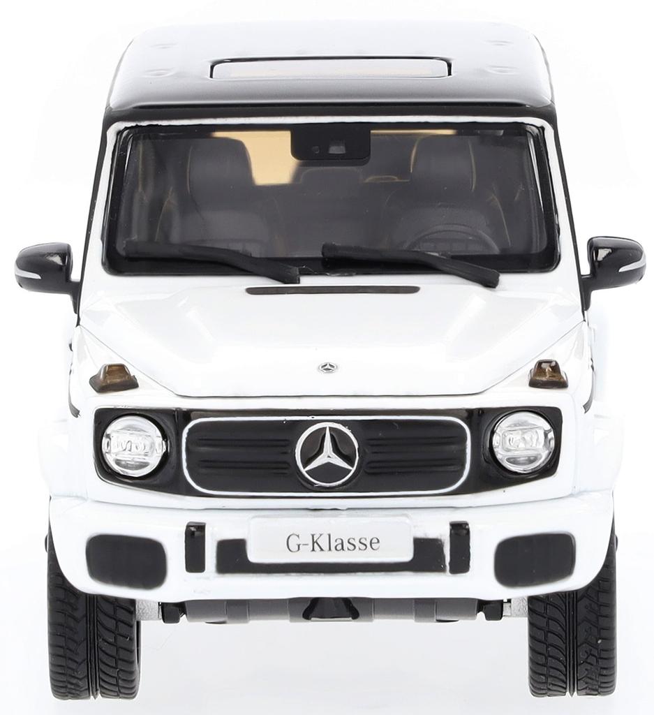 [Mercedes-Benz Collection] Genuine G 580 with EQ Technology AMG Line (N465) MANUFAKTUR Opalis White 1/43 Scale Model