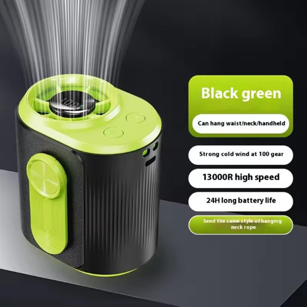 

High-Speed Hanging Neck Fan Refrigeration Personal Cooling Fan Mini Electric Fan Working