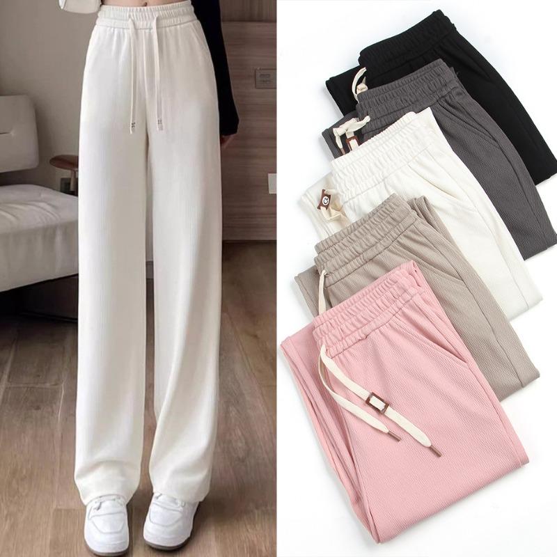 Wide-leg Pants Drooping Long Pants Women's Pants High-end Summer Pants Thin Women's Sunscreen Pants High-waisted Casual Pants