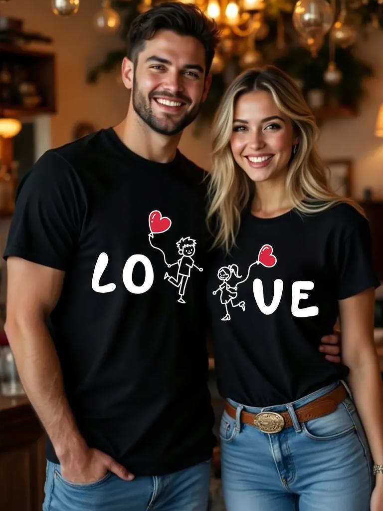 Funny Graphic Print Men TShirt Cotton Oneck shortsleeved Tee Casual Harajuku couple outfit Tshirts Tops Oversized streetwear