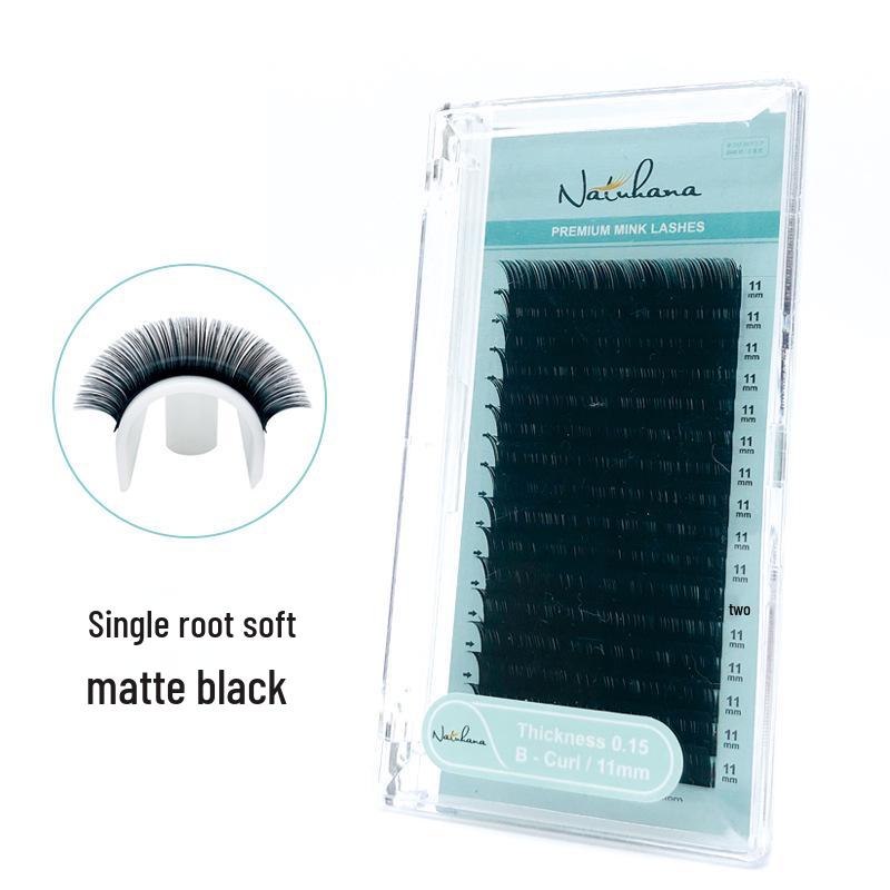 NATUHANA Silk Protein Mink-Like Soft Round False Eyelashes