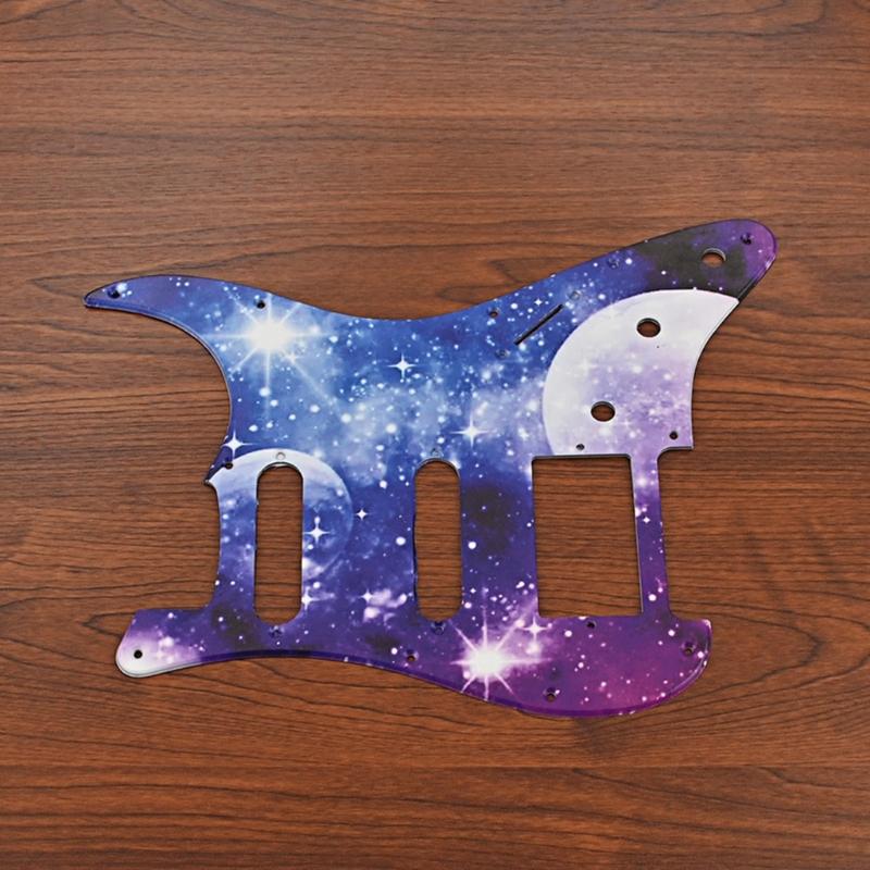 3 Ply 11 Holes Guitar Bass Pickguard Scratch Plate Pick Guards for 4 String Standard Bass Guitar Musical Instrument Part