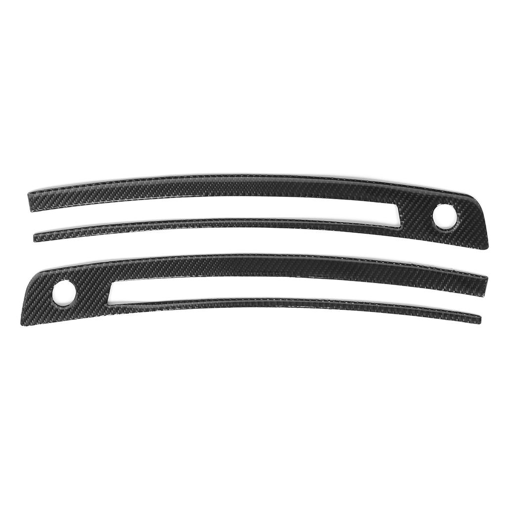 2 st Kolfiber Central Kontroll Instrumentbräda Utloppsdekor Fram Luftkonditioneringsventil Dekoration Passar för Subaru BRZ 13‑20