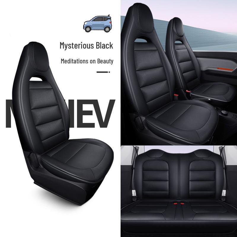 Universal Leather Seat Cover for Wuling MINI - Full Surround, All-Season, 5-Seater