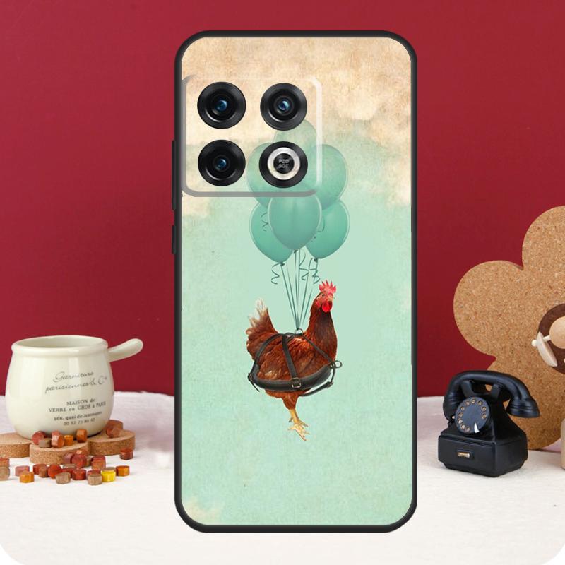 Chicken Hen Rooster Cover For OnePlus 13R 13 12 12R 11 10 Pro 8T 10T OnePlus Nord 4 CE 2 3 Lite N10 N20 N30 Case