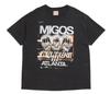 Migos For Culture III Drie Schedels T-shirt Gewassen Zwart Unisex T-shirt
