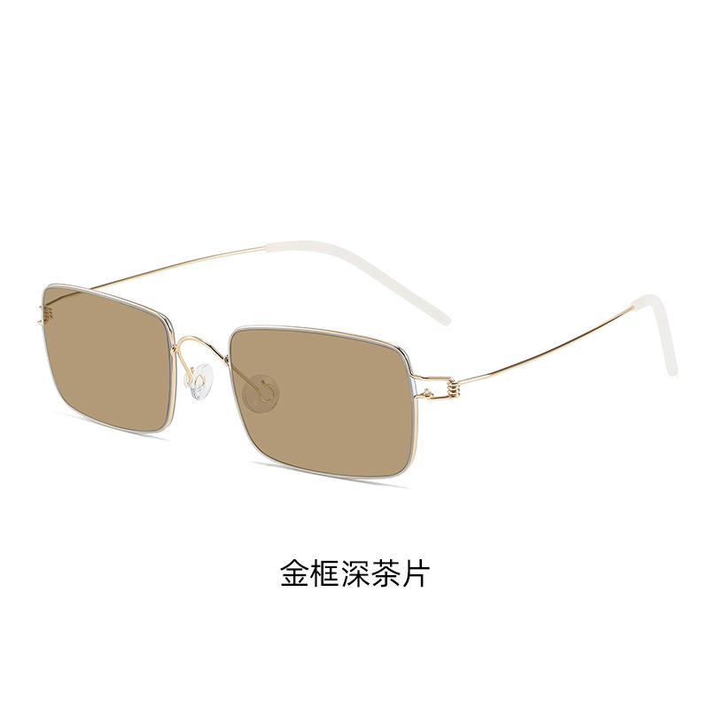 Linde's new sunglasses Jackson Yee screwless design sunglasses UV-proof sunglasses