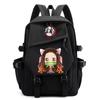 Anime Demon Slayer Ryggsekk Back To Schoolbag for Boy Girl Bookbag for Kid Gaver Menn Dame Reisebag Stor kapasitet ryggsekk