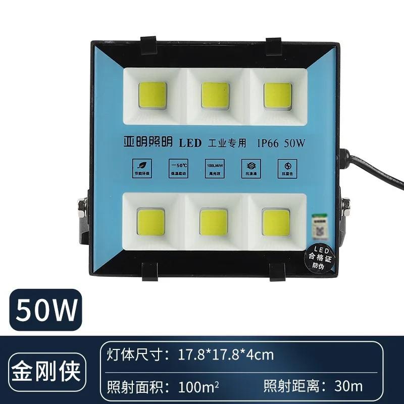Lastest Led Floodlight 50W 100w 200w COB Leds IP66 Waterproof Outdoor Led Lamp AC220-240V  Solar Light Outdoors