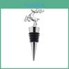 Christmas Ornament Wine Stopper With Aluminum Alloy Seal For Home Bar And Gift Gifting