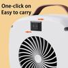 Home mini multifunctional air heater, silent powerful small square heater, fast heating fan, office desktop electric heater.