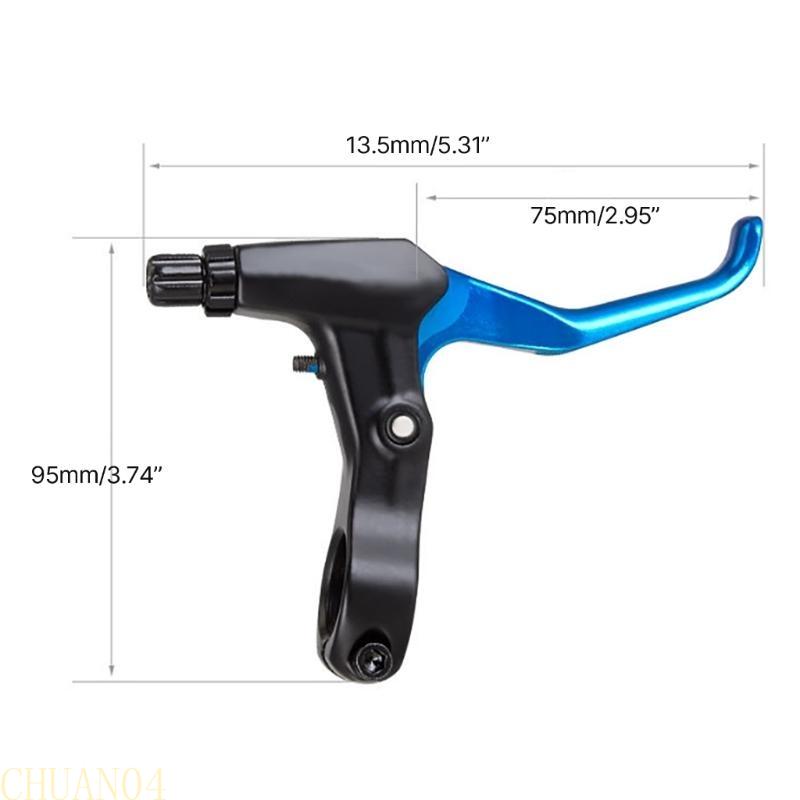 A1A2 1 Pair Bicycles Brake Lever Aluminium Alloy Bike Brake Handle V-Brake Handlebar Universal Handbrake Lever Brake
