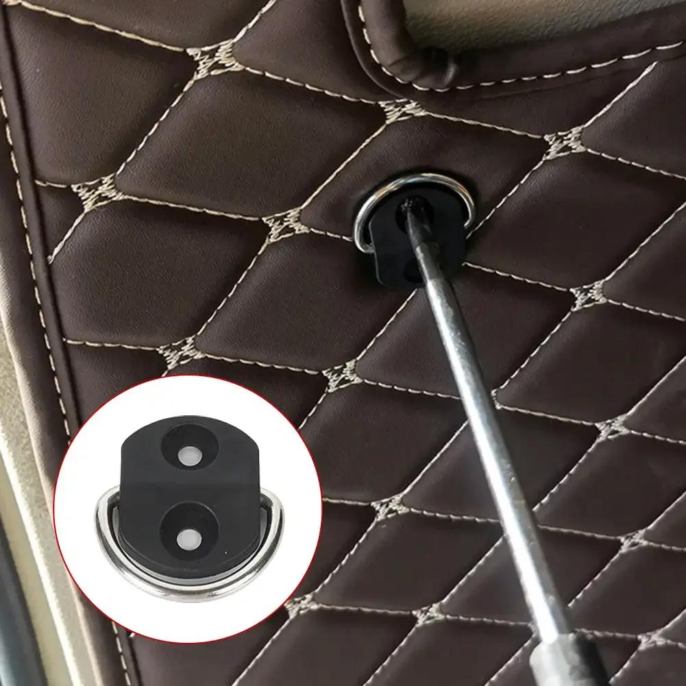 4X Rear Trunk Cargo Net Replacement Hooks Storage Organizer Tie Down Flat Retainer Ring Loop Hanging Mounting Clip Hardware Kit