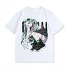 Cyberpunk-Print Sommer Damen Hochwertiges Reine Baumwolle100% Baumwolle Rundhals T-Shirt Lässiges und Modisches Kurzarmshirt