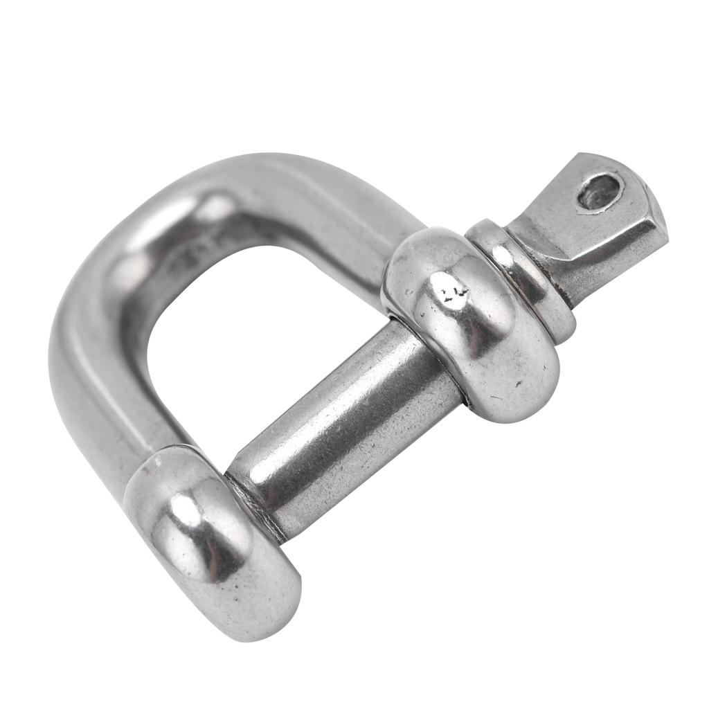 Screw Pin Shackle Stainless Steel DShaped Bow Shackle for Chains Outdoor Camping Survival Rope(M4 )