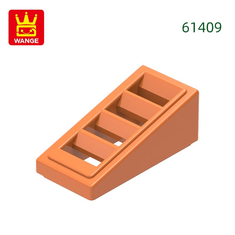 Non-Toxic 331Pcs/Lot 61409 Slope 18 2X1X2/3 With 4 Slots Block Moc Color Accessories Compatible With Brick Diy Children Toy Assembly