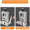 2in1Electric Wire Stripper Machine and Manual Wire Stripping Tool for 1-25mm Wire Cable Electrician Quickly Cable Peeling Machin