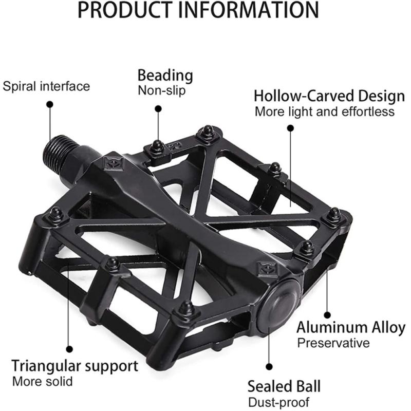 1 Paar Fahrradpedale Aluminiumlegierung Schnellspanner Kugellagerpedal Fußstützen Fahrradausrüstung