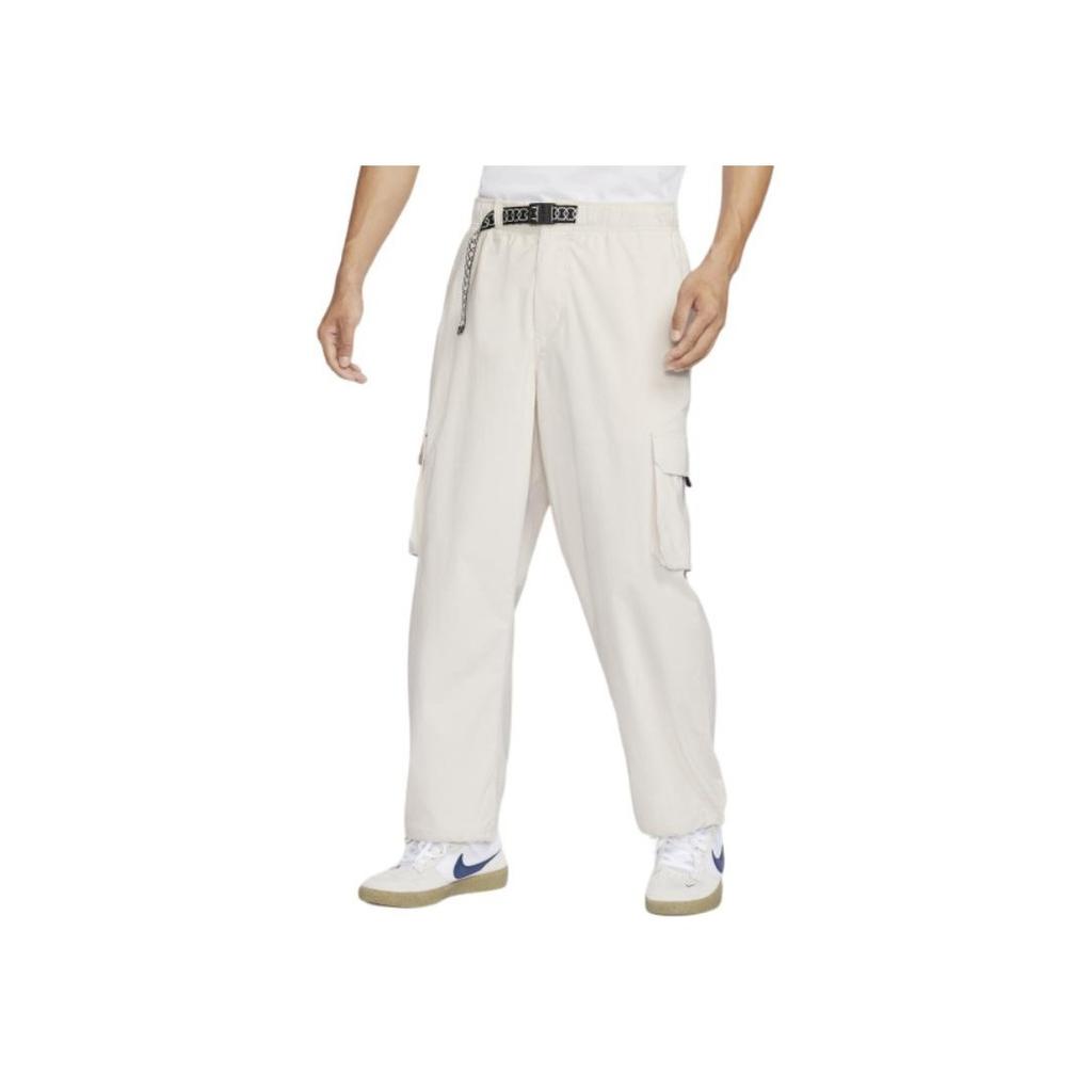 Nike Solid Color Pocket Straight Leg Cargo Pants Unisex Pants Khaki FV7348-104