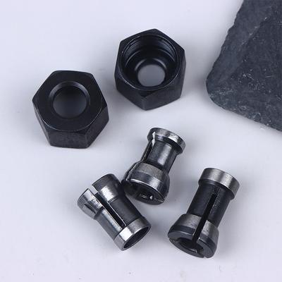 1 Set M17 6/6.35/8Mm Collet Chuck Adapter With Nut Metal Engraving Trimming Machine Router Milling Cutter Accessories