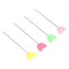 4 Boxes Flat Head Straight Pin Plastic and Stainless Steel Multifunctional Sewing Pin